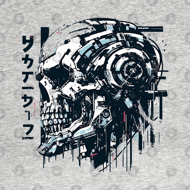 Cyber robotic skull by Evgmerk